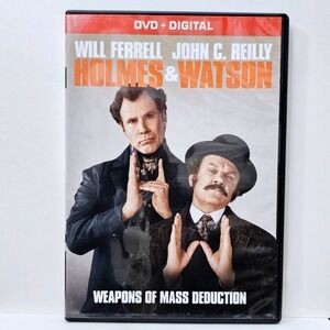 Sony Holmes & Watson DVD Digital Will Ferrell John C. Reilly PG-13 New